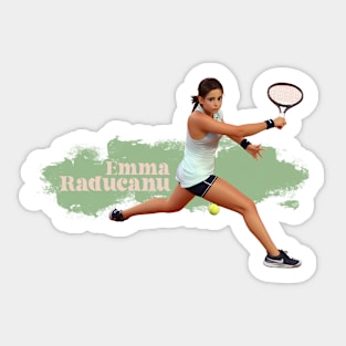 Raducanu 3D cartoon Sticker